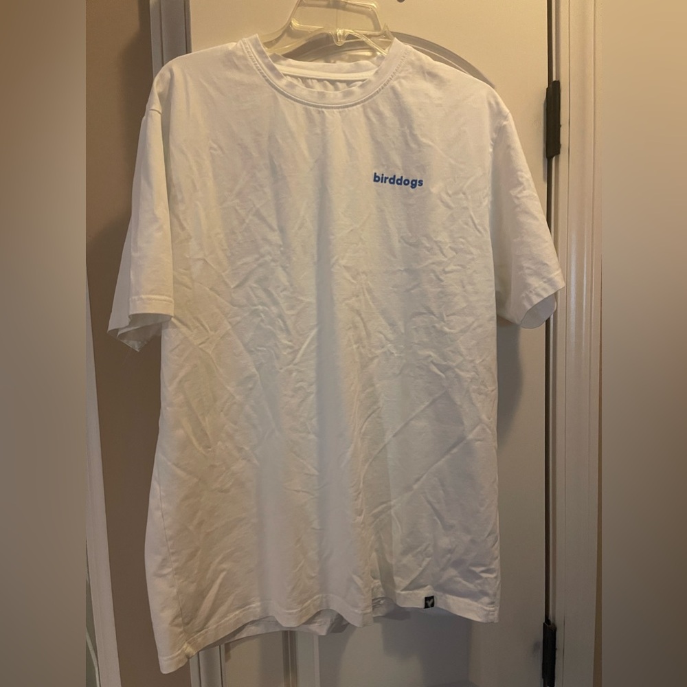 Men’s white Birddogs t-shirt